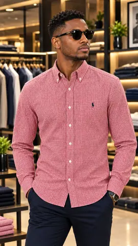 Chemise vichy rouge